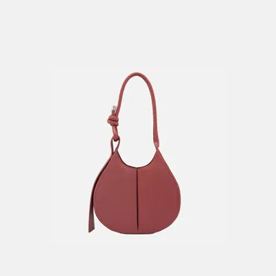 Behno Ina Bag Medium Pebble Pleat Rosewood