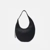 Behno Large Ina Crescent Shoulder Bag In Black