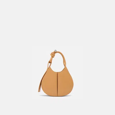 Behno Ina Mini Crossbody Nappa Pleat Maize