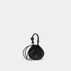 BEHNO INA MINI CROSSBODY PEBBLE BLACK