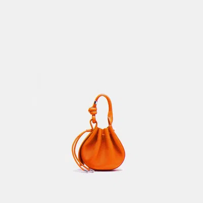 Behno Ina Mini Crossbody Pebble Mango In Orange