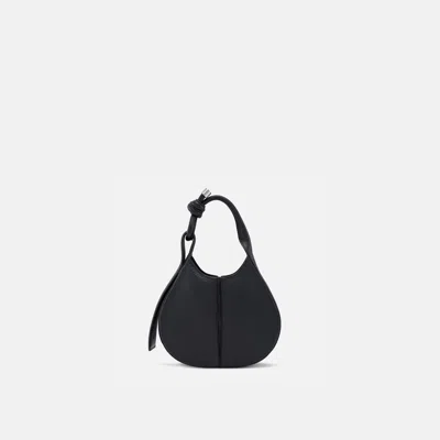 Behno Ina Mini Crossbody Pebble Pleat Black
