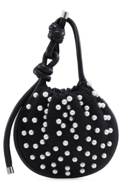 Behno Ina Mini Potli Bag In Black