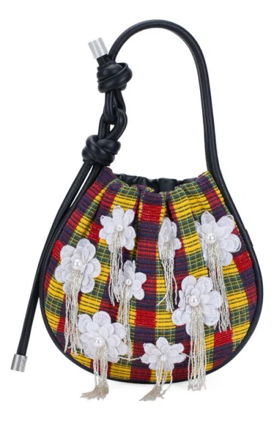 Behno Ina Mini Potli Bag In Black/multi