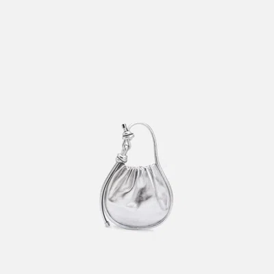 Behno Ina Mini Potli Metallic Silver
