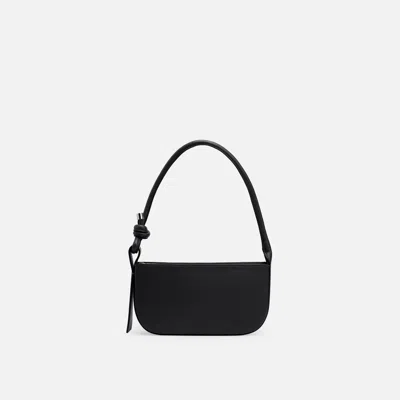 Behno Ina Mini Pouchette Milled Black In Pink
