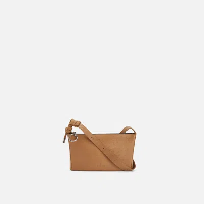 Behno Janae Crossbody Pebble Almond In Brown