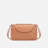 Behno Judith Satchel Large Pebble Clay In Orange