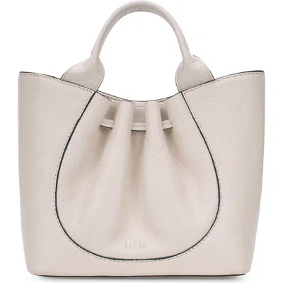 Behno Katrina Mini Leather Tote In Pumice