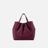 Behno Katrina Satchel Pebble Bordeaux