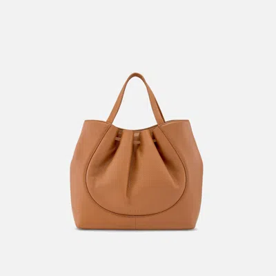 Behno Katrina Satchel Pebble Clay In Brown