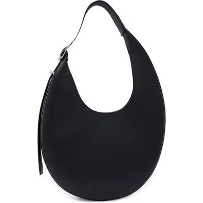 Behno Large Ina Crescent Shoulder Bag In Black
