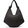 Behno Large Nelli Pebble Leather Hobo Bag In Brown
