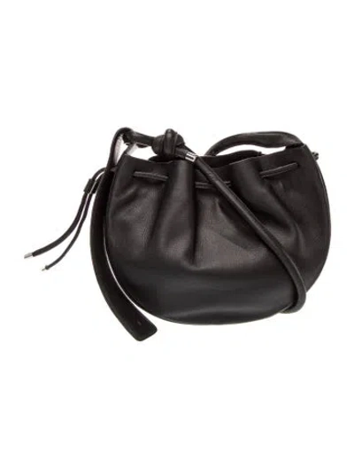 Pre-owned Behno Leather Bucket Bag In Black
