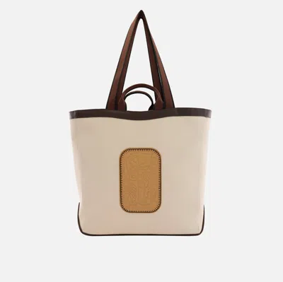 Behno Maison Tote Large Canvas Sand/bisque