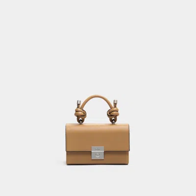 Behno Mary Bag Mini Nappa Almond In Brown