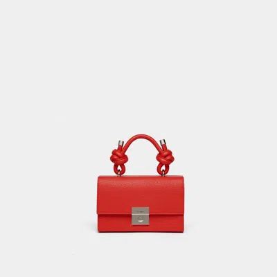 Behno Mary Bag Mini Pebble Red