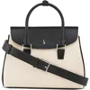 Behno Medium Coco Canvas & Leather Satchel In Multi