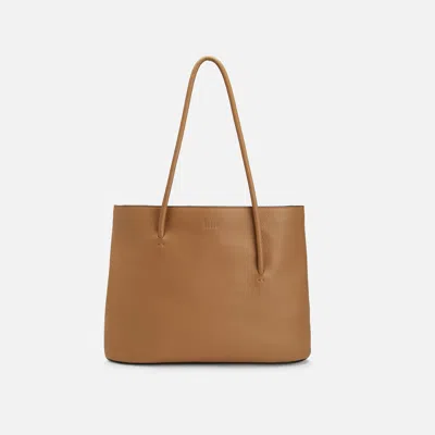 Behno Meena Tote Pebble Almond In Black