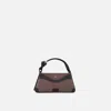 Behno Melina Crossbody Canvas Cacao/black