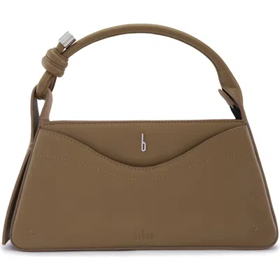 Behno Melina Leather Crossbody Satchel In Brown