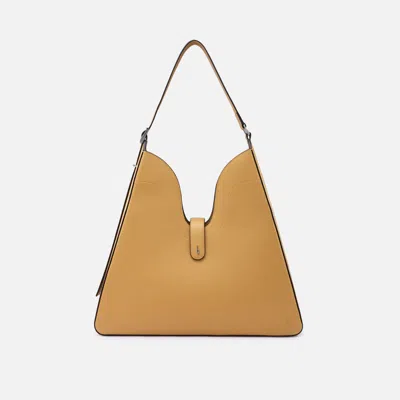Behno Melina Shoulder Bag Pebble Bisque In Sand