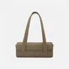 Behno Michelle Shoulder Bag Nappa Wood In Gray