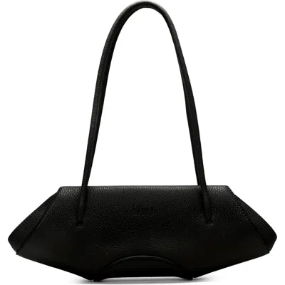 Behno Mini Elizabeth Baguette Pebble Leather Shoulder Bag