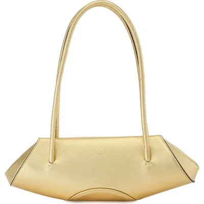 Behno Mini Elizabeth Baguette Pebble Leather Shoulder Bag