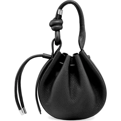 Behno Mini Ina Pebble Leather Crossbody Bag