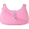 Behno Mini Leena Saffiano Leather Crossbody Bag In Pink