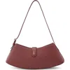 Behno Mini Ruth Leather Shoulder Bag In Brown