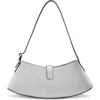 Behno Mini Ruth Metallic Leather Shoulder Bag In Silver
