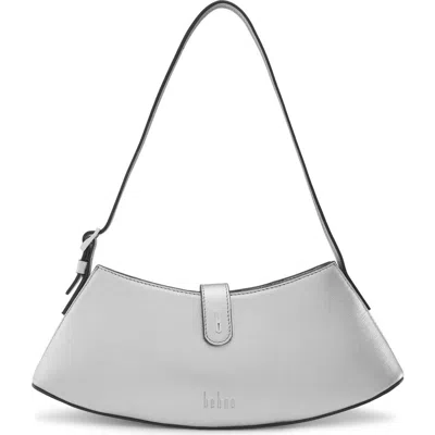Behno Mini Ruth Metallic Leather Shoulder Bag In Silver