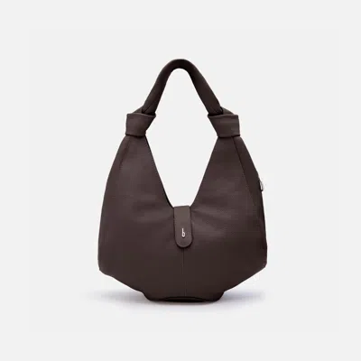 Behno Nelli Hobo Pebble Cacao In Brown