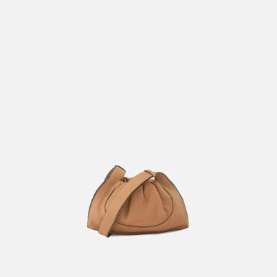 Behno New York Ana Mini Convertible Pebble Almond In Brown