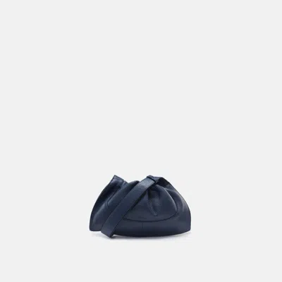 Behno New York Ana Mini Convertible Pebble Navy In Blue