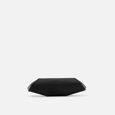 Behno New York Elizabeth Baguette Clutch Nappa Black