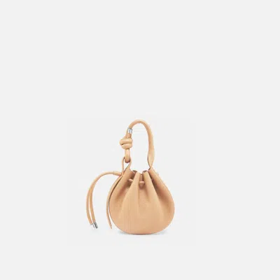 Behno New York Ina Mini Crossbody Pebble Peach In Brown
