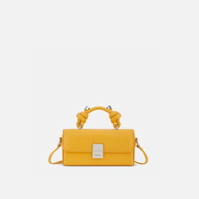 Behno New York Mary Bag Micro Soft Nappa Pollen In Yellow