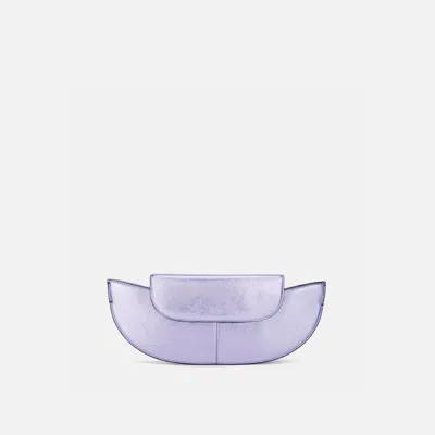 Behno New York Nadia Clutch Crinkle Thistle In Purple