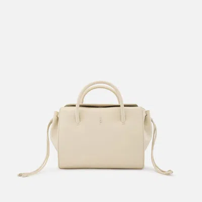 Behno Serena Satchel Pebble Bone