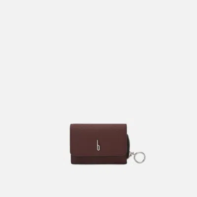 Behno Sheryl Wallet Pebble Bordeaux In Burgundy