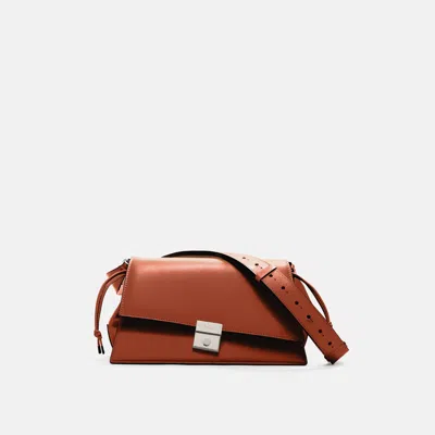 Behno Simone Crossbody Nappa Terracotta