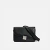 BEHNO SIMONE CURVE CROSSBODY NAPPA BLACK