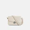 BEHNO SIMONE CURVE CROSSBODY NAPPA BONE