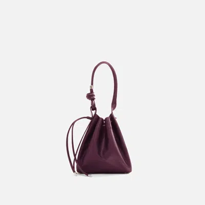 Behno Tina Bag Medium Pebble Bordeaux In Purple