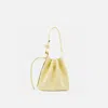 Behno Tina Bag Medium Pebble Buttercream In Gold