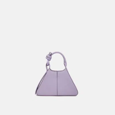 Behno Tina Baguette Mini Nappa Pleat Lavender In Purple