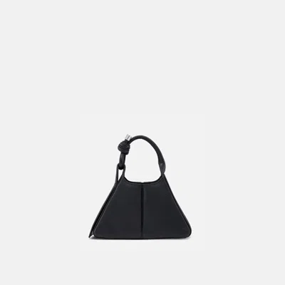 Behno Tina Baguette Mini Pebble Pleat Black